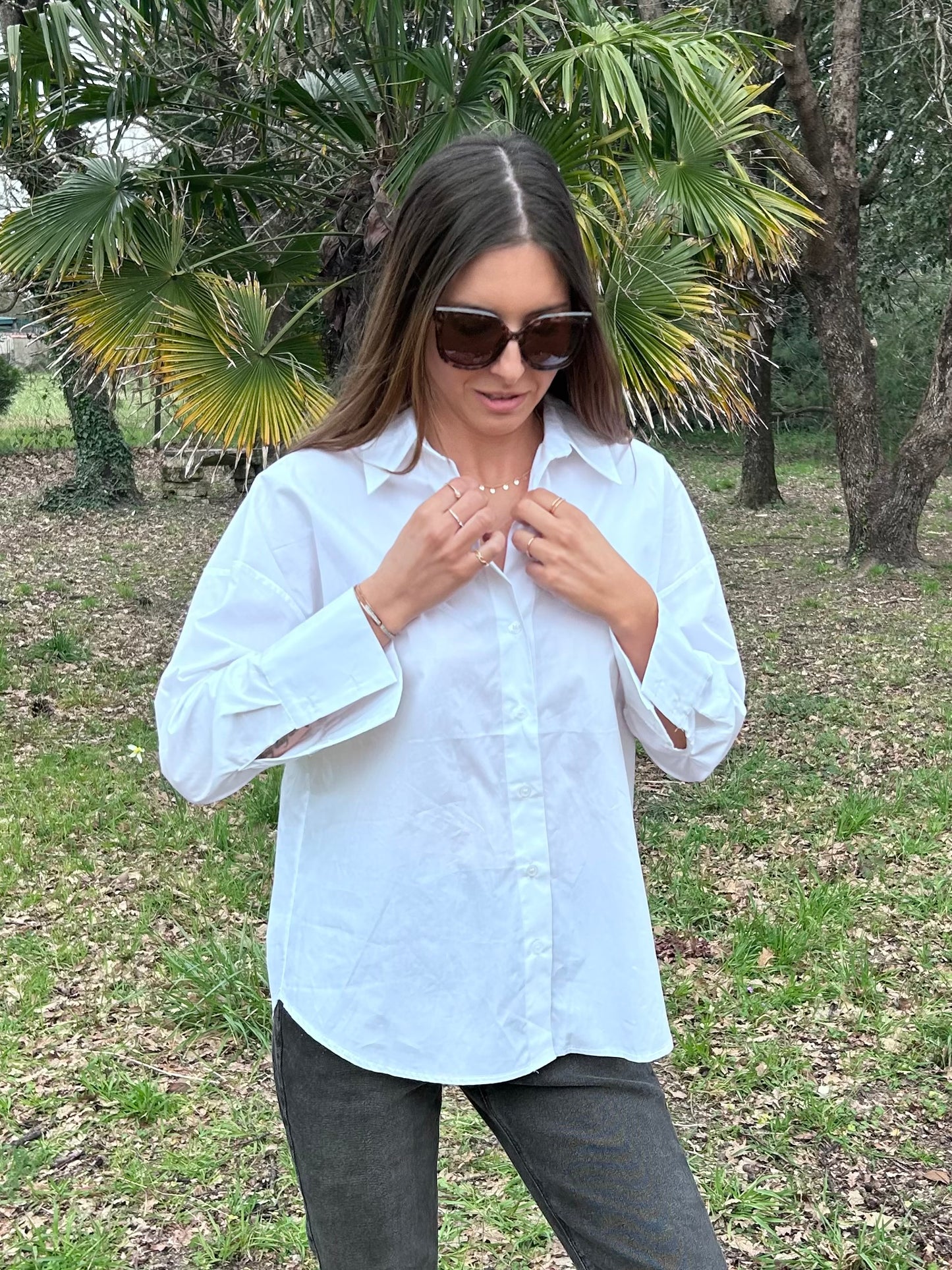 CHEMISE IRIS BLANCHE