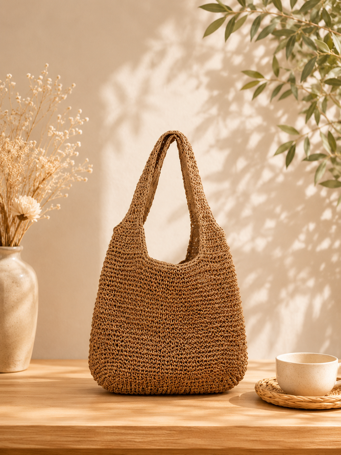 SAC TRESSE CAMEL