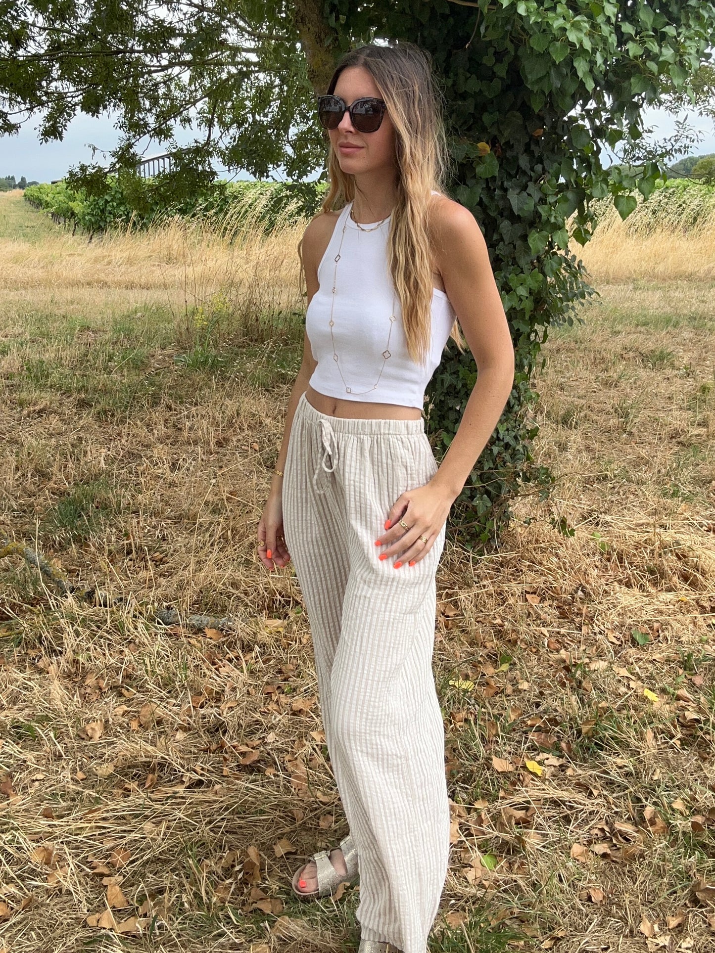 PANTALON LEANNE BEIGE