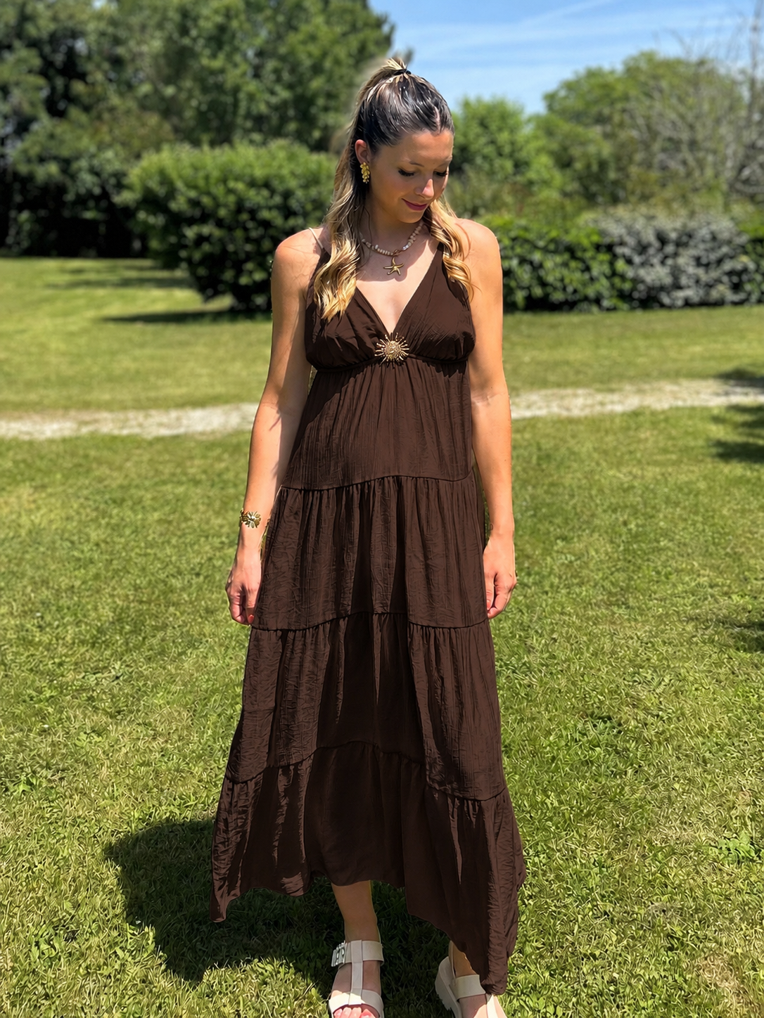 ROBE JENNA CHOCOLAT