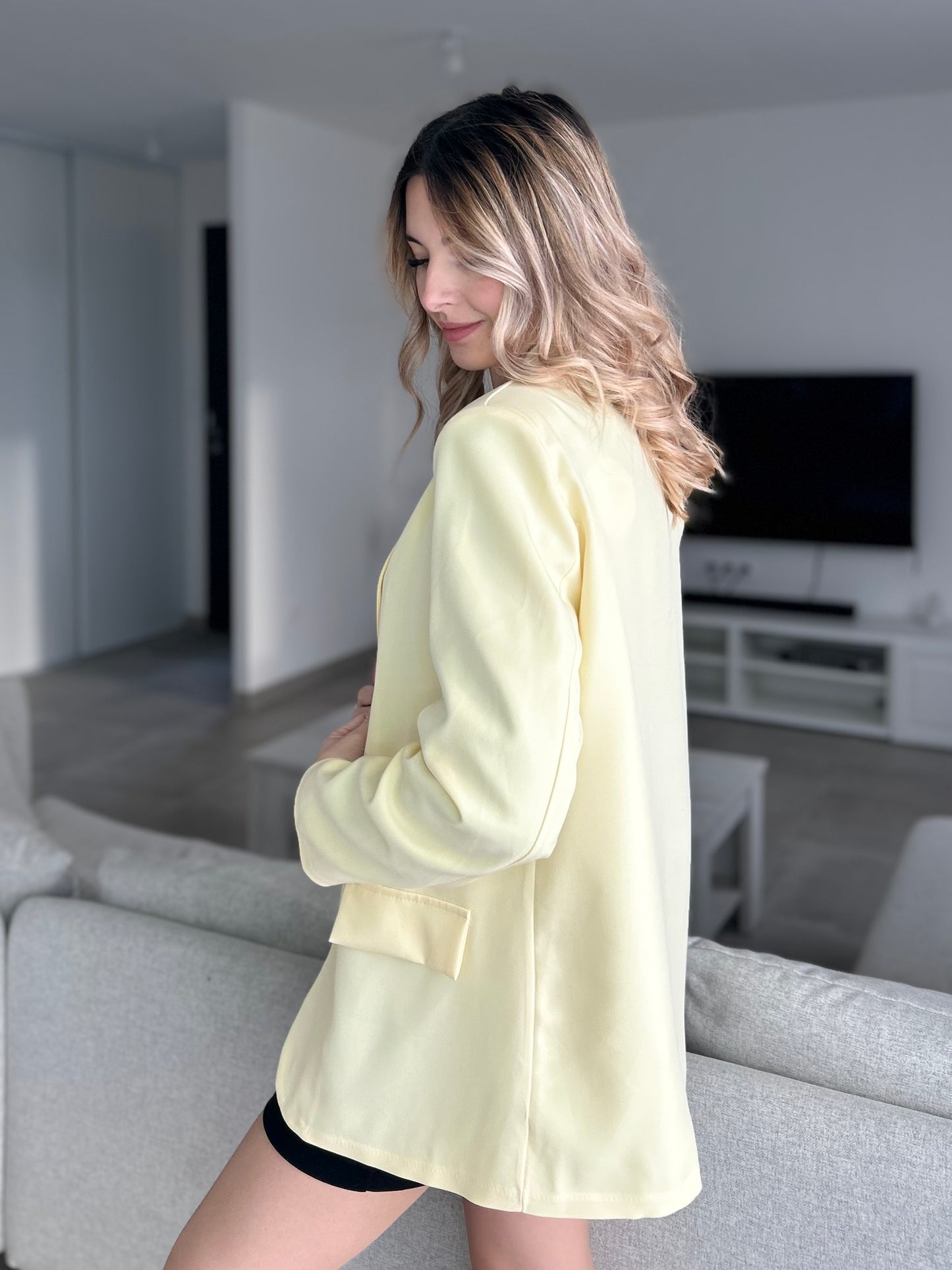 BLAZER CAMILIA JAUNE