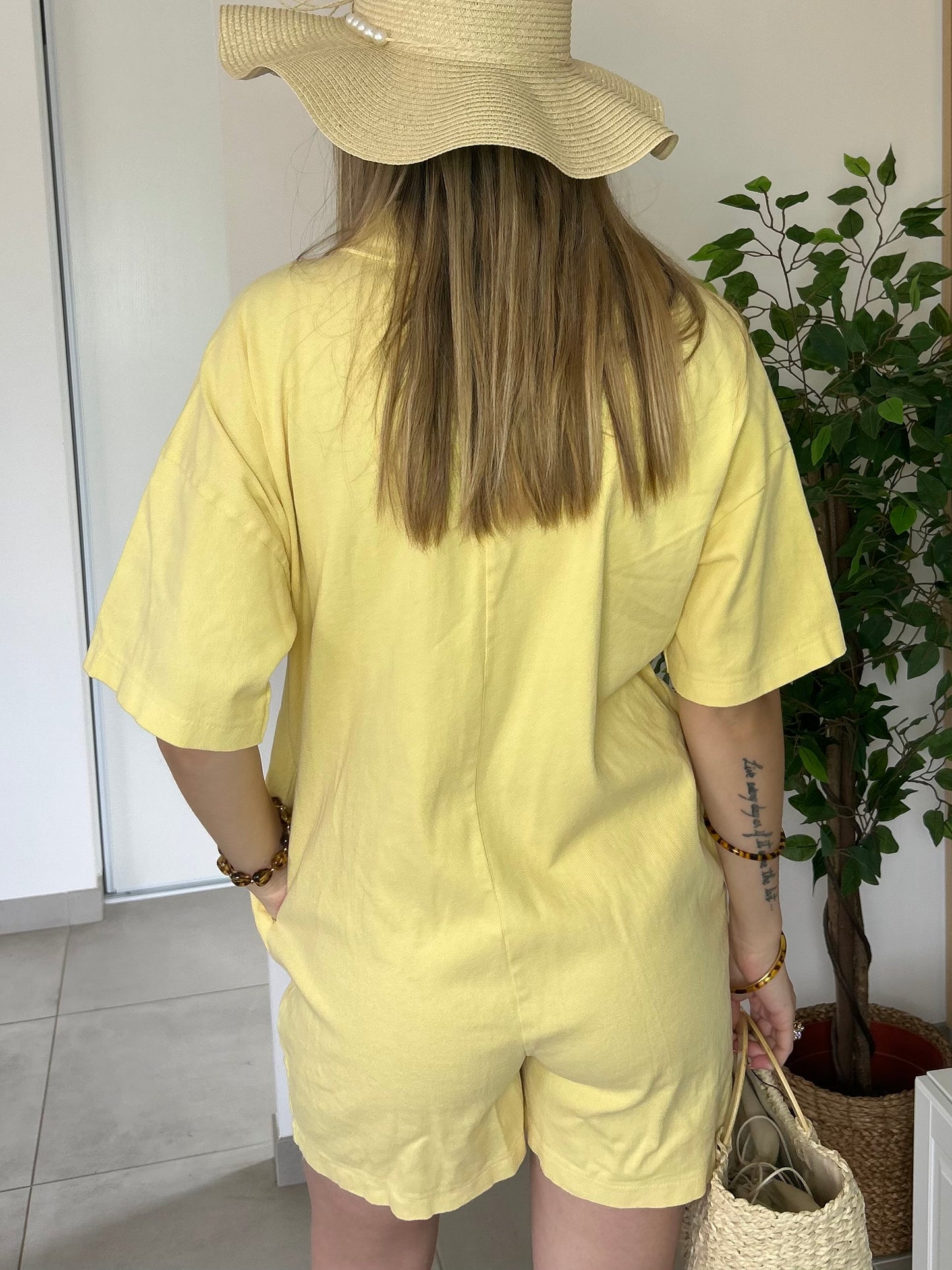 COMBISHORT JUSTINE JAUNE