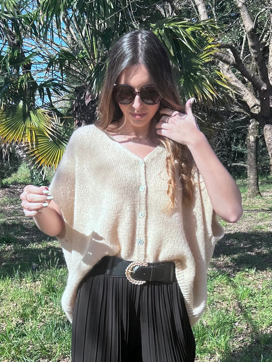 CARDIGAN JADE BEIGE