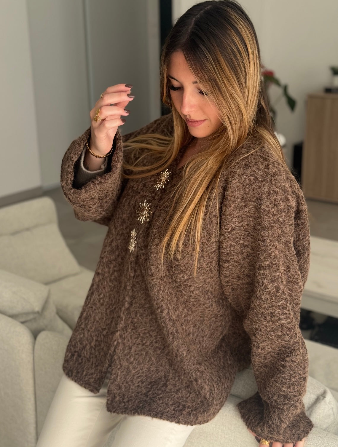 VESTE MALVINA CHOCOLAT