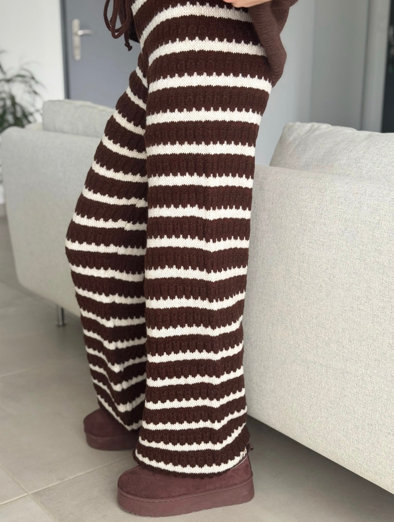 PANTALON ZOE CHOCOLAT