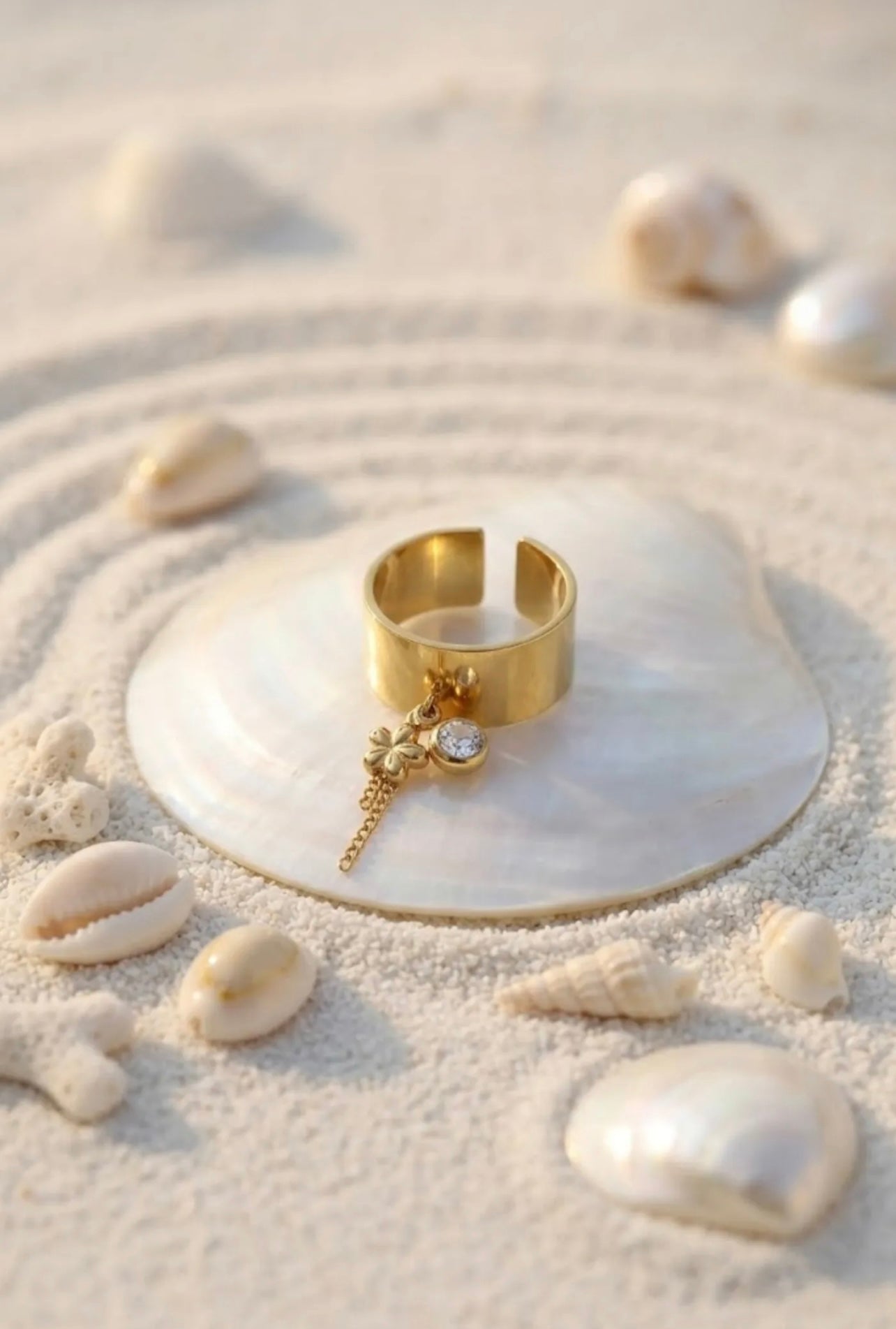 BAGUE BRELOQUE FLEUR