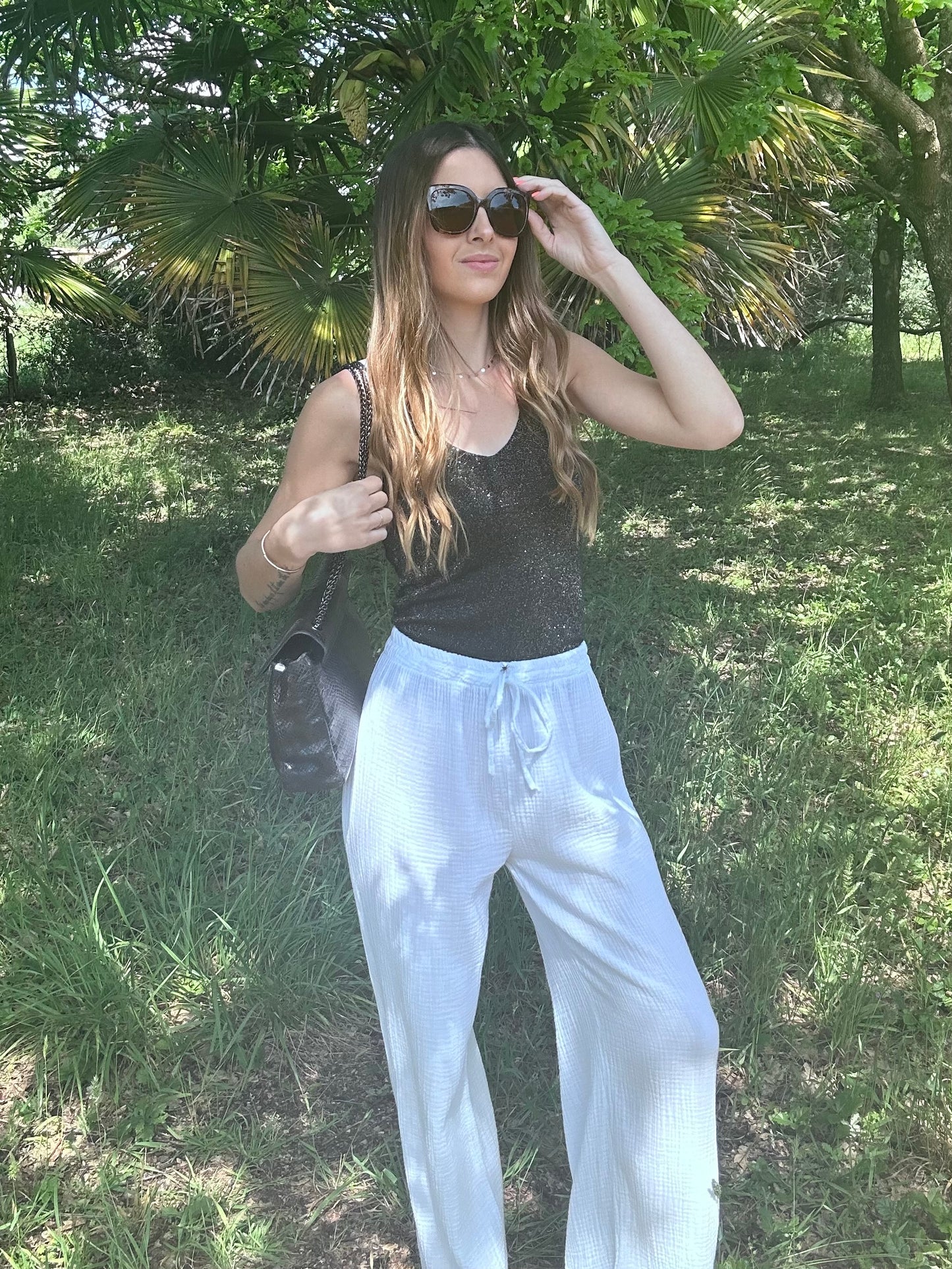 PANTALON AMALIA BLANC