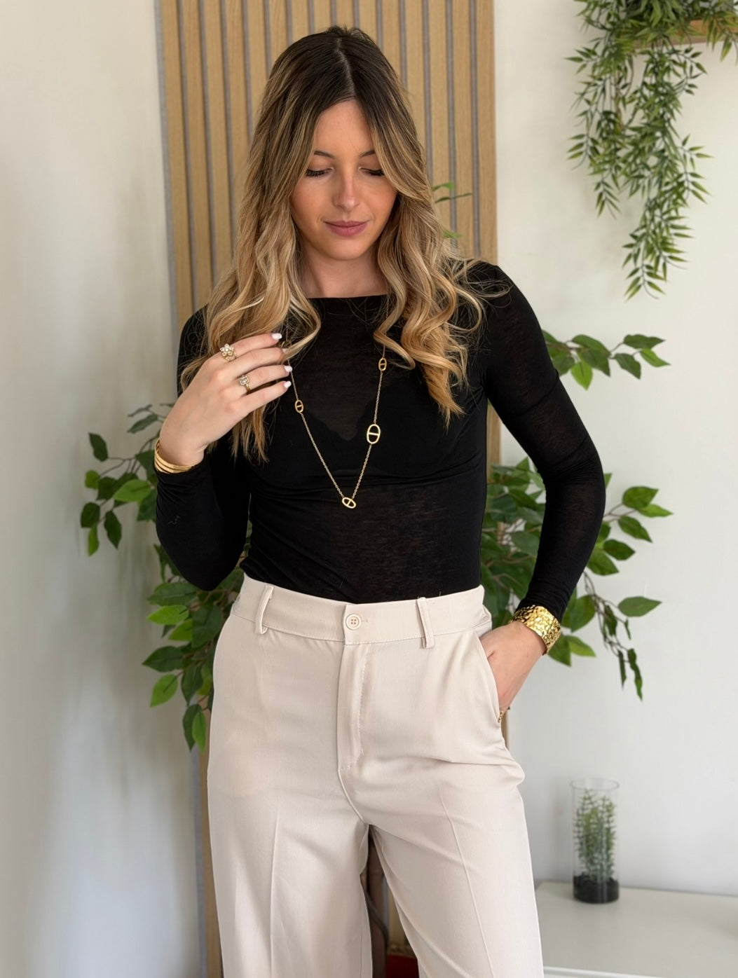 🤍 Pantalon ROMY – Beige