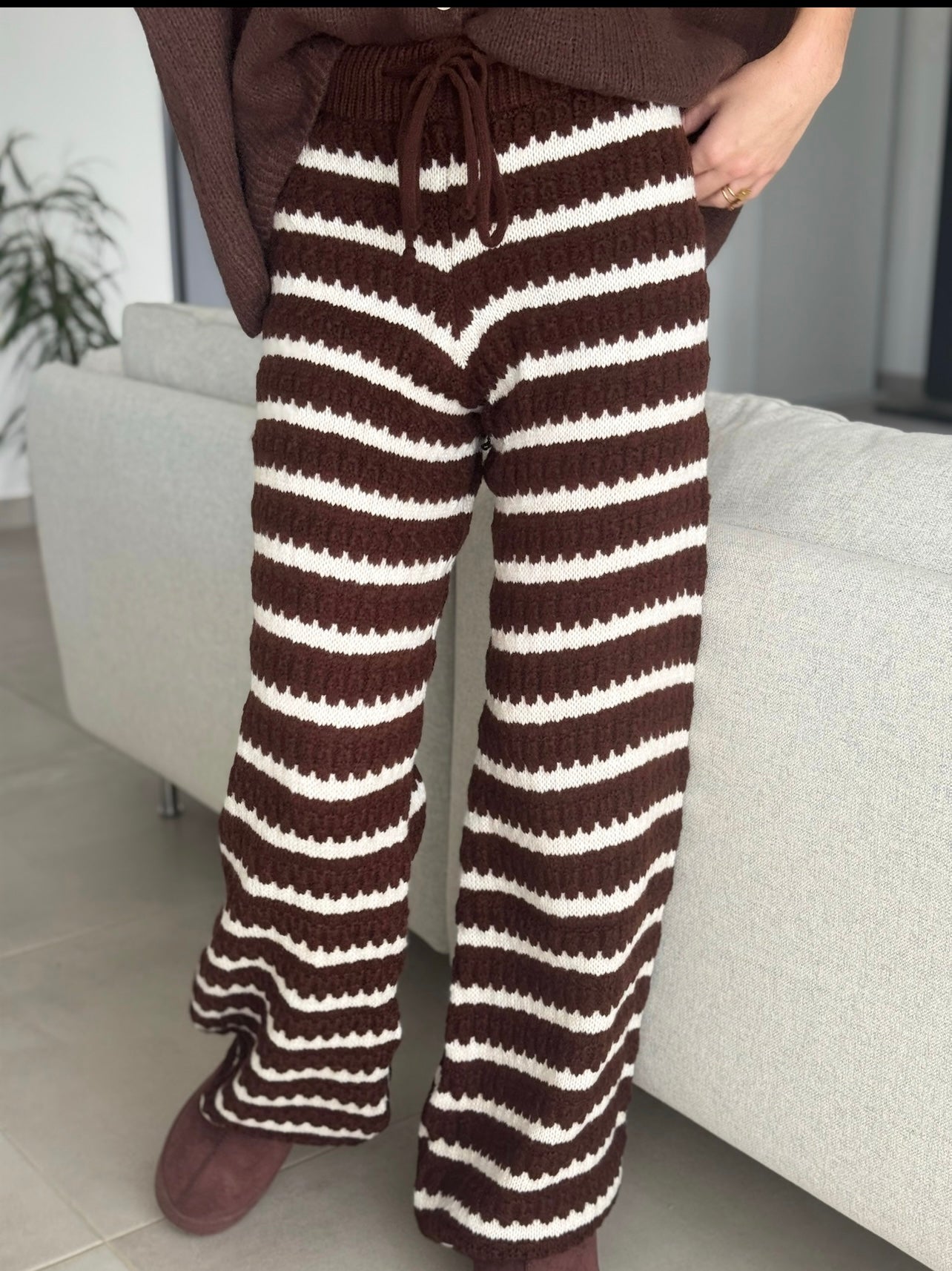 PANTALON ZOE CHOCOLAT