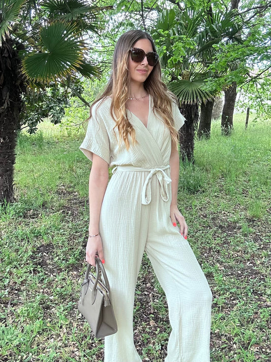 COMBINAISON EMI BEIGE