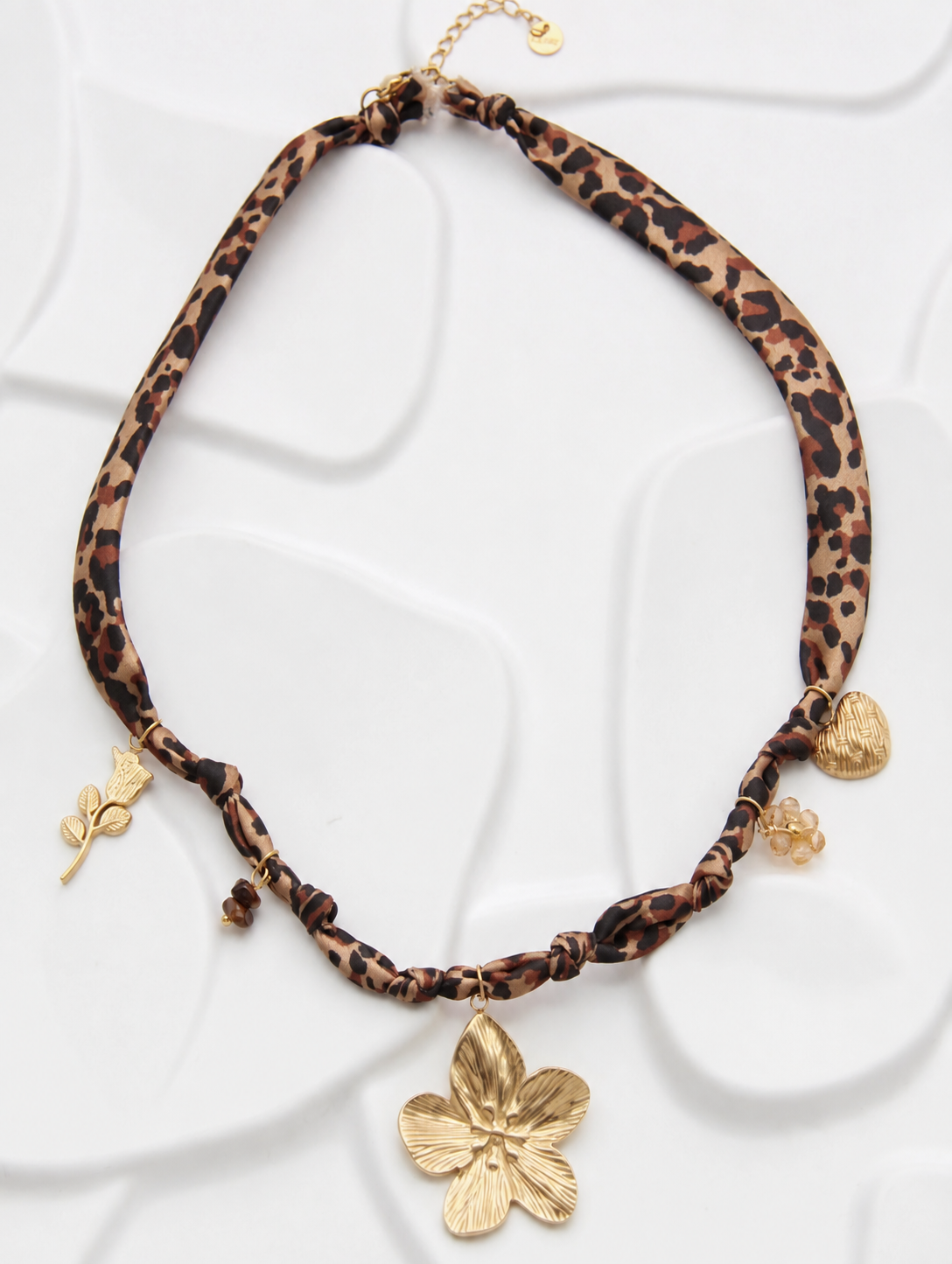 🐆 Collier Foulard Léopard