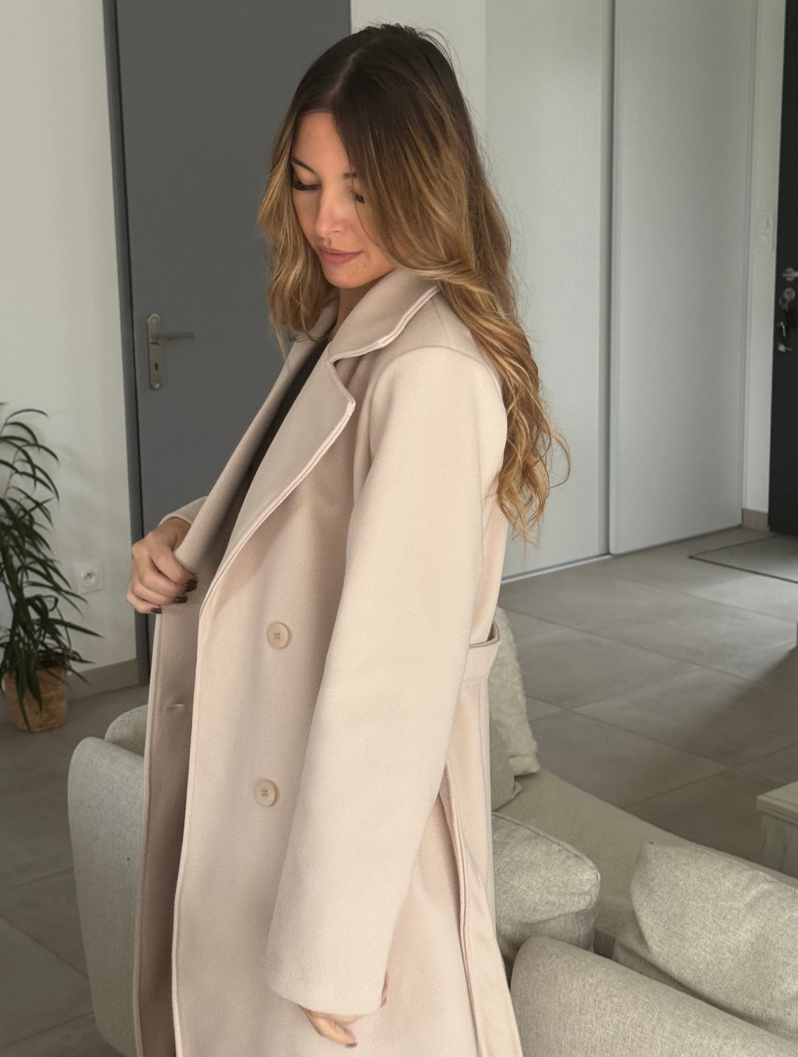MANTEAU ALANA BEIGE