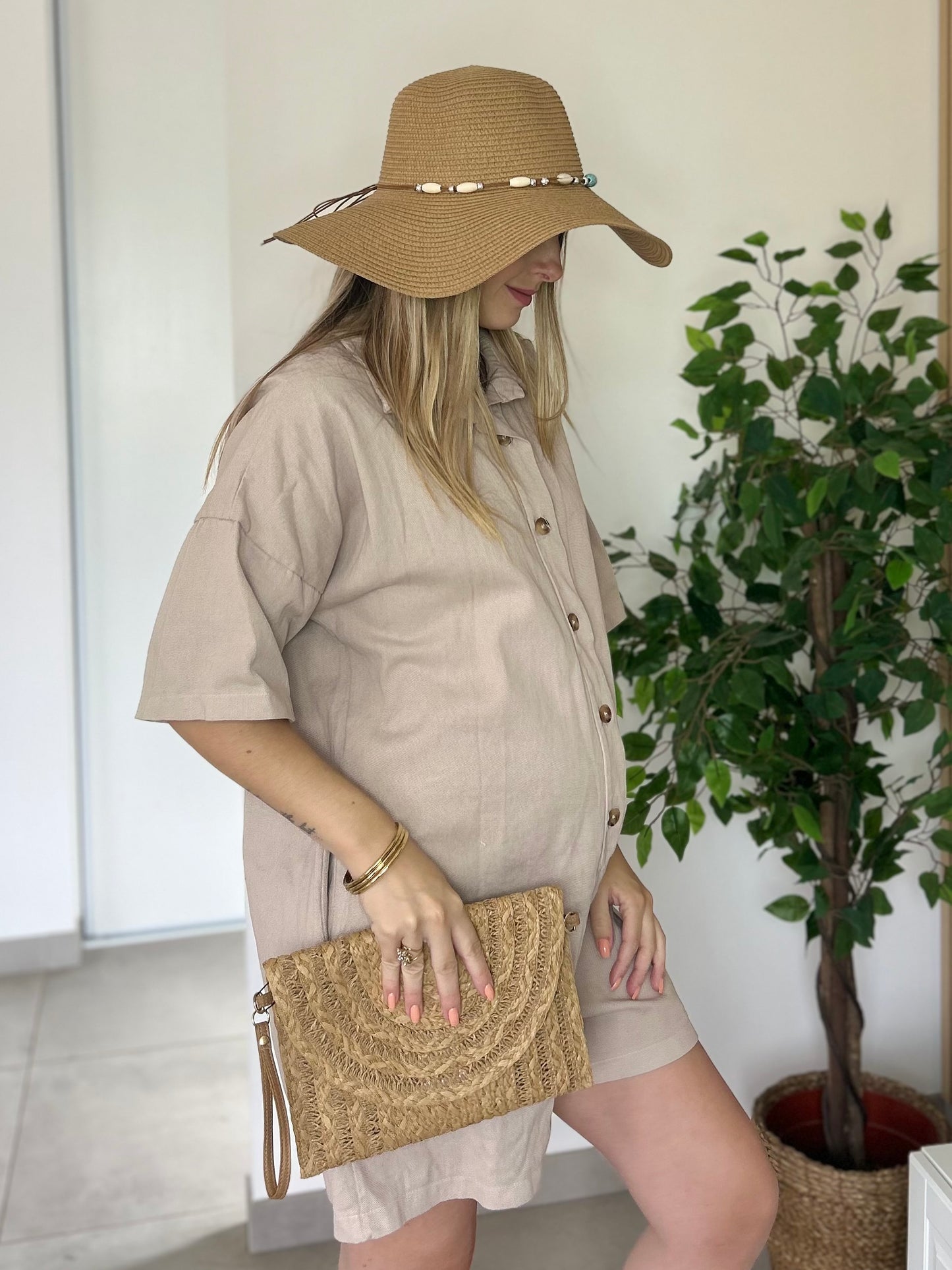 COMBISHORT JUSTINE BEIGE
