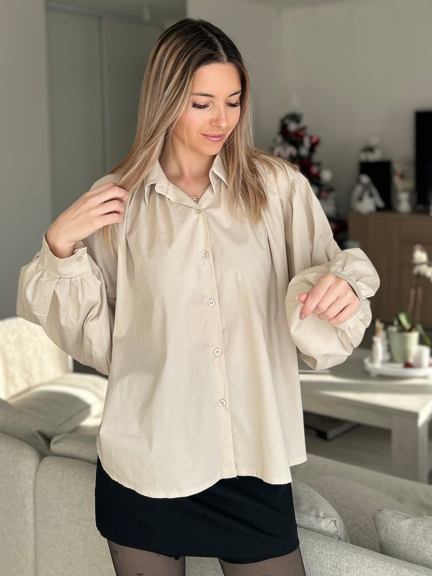 CHEMISE INAYA BEIGE