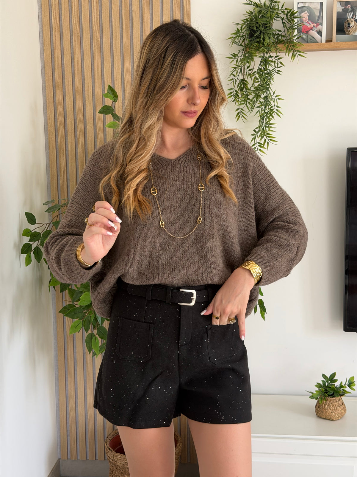 🩶 Pull ELLA – Taupe