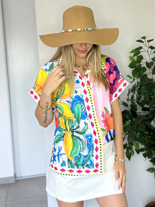 CHEMISE SUMMER CITRON