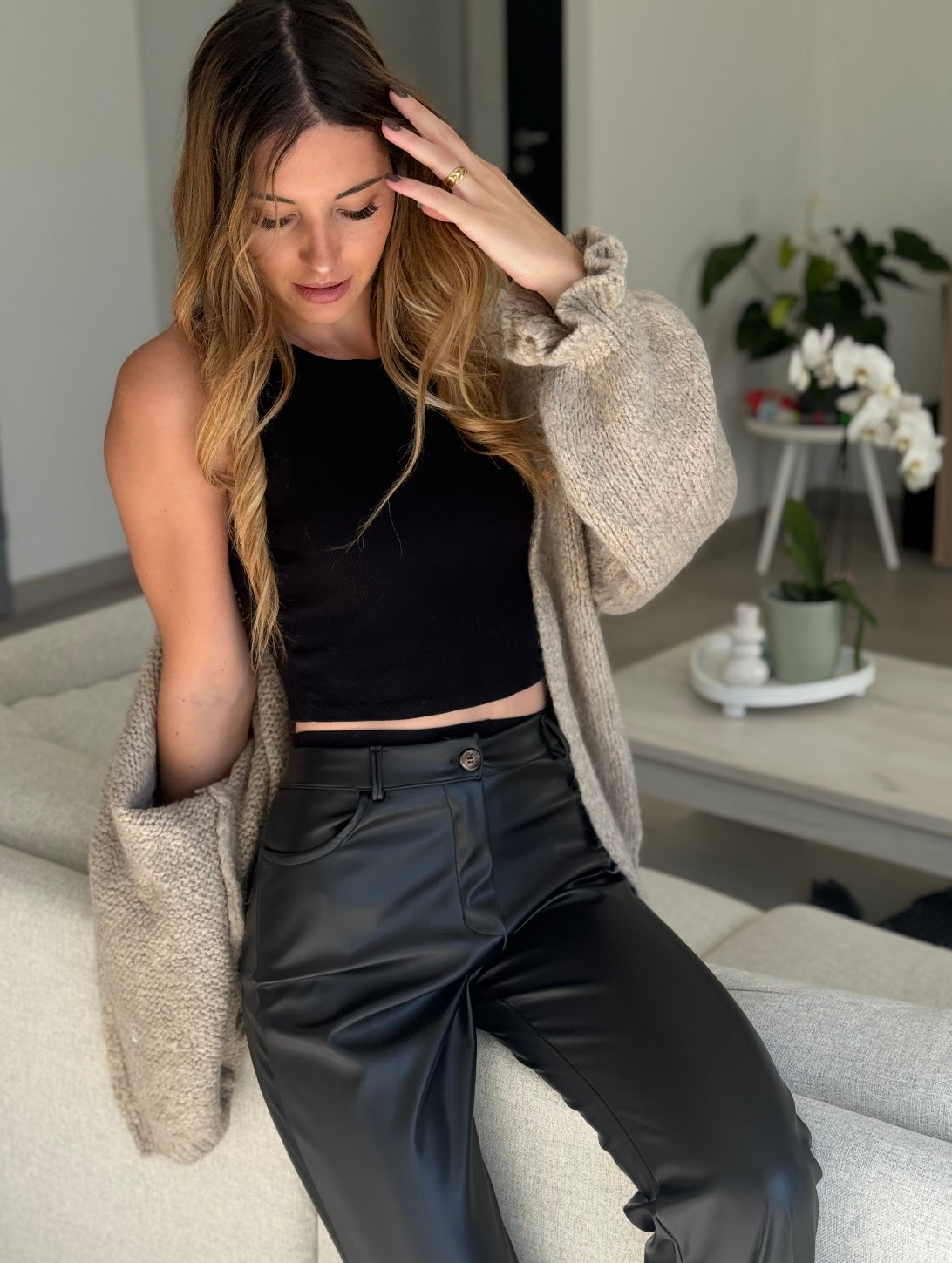 PANTALON SOLINE NOIR