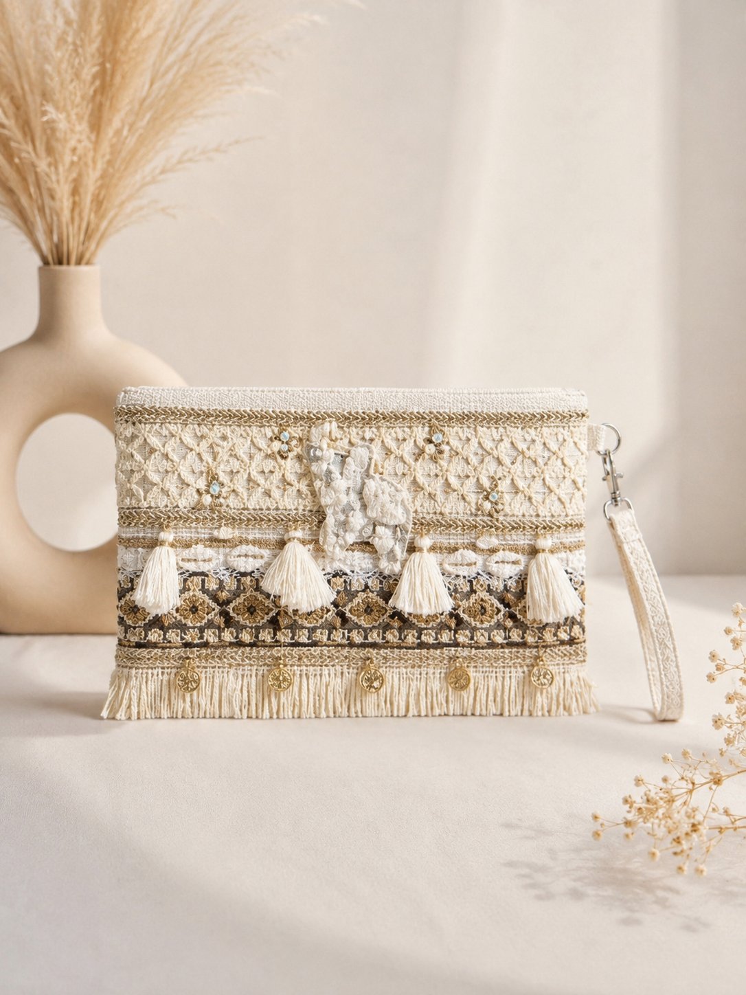 POCHETTE BOHEME BEIGE