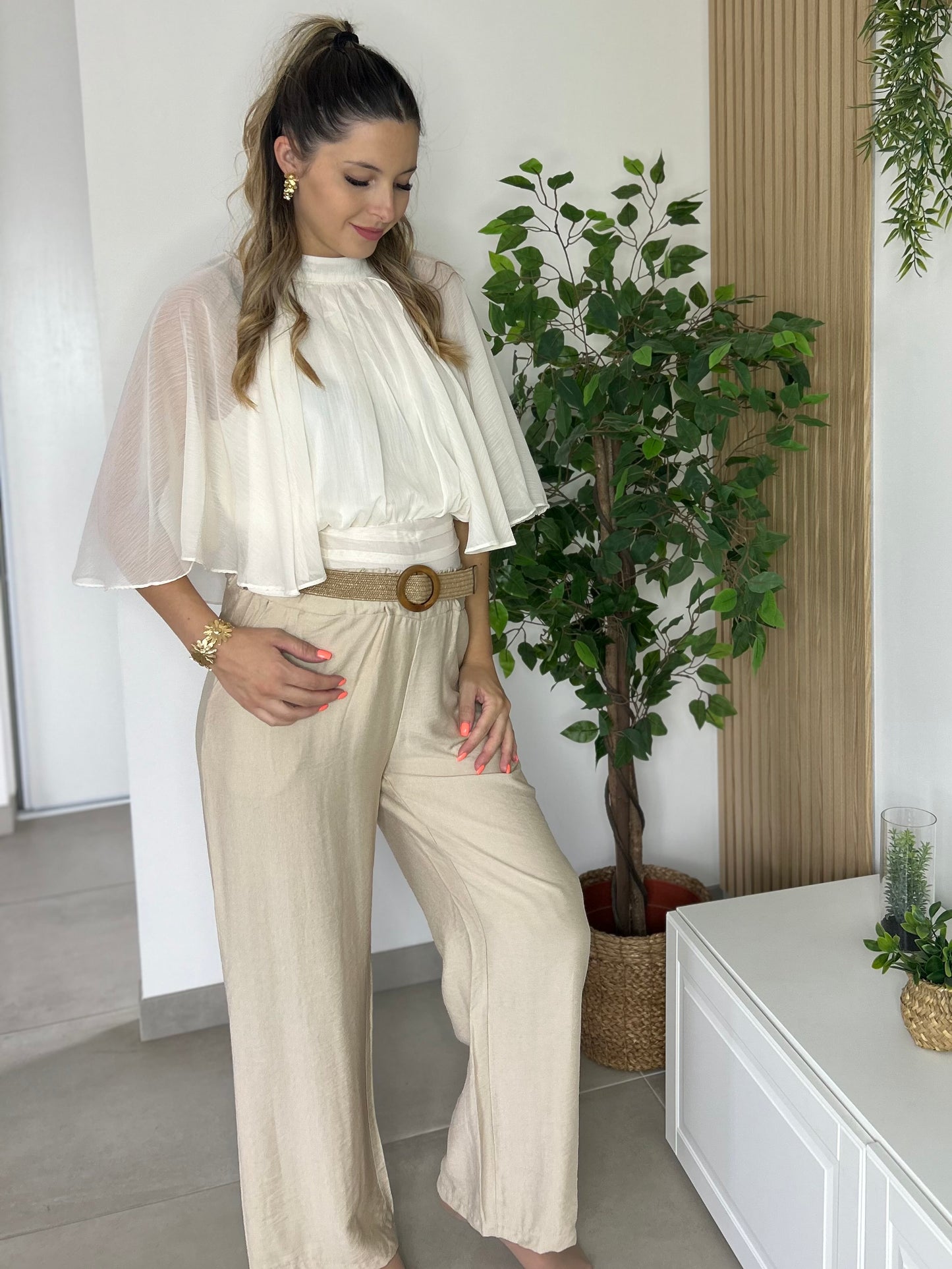 PANTALON LINA BEIGE