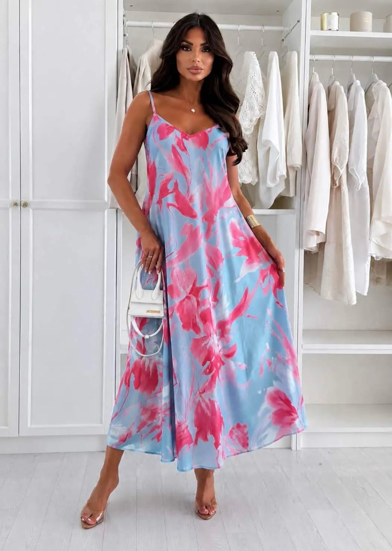 ROBE HAWAI BLEU