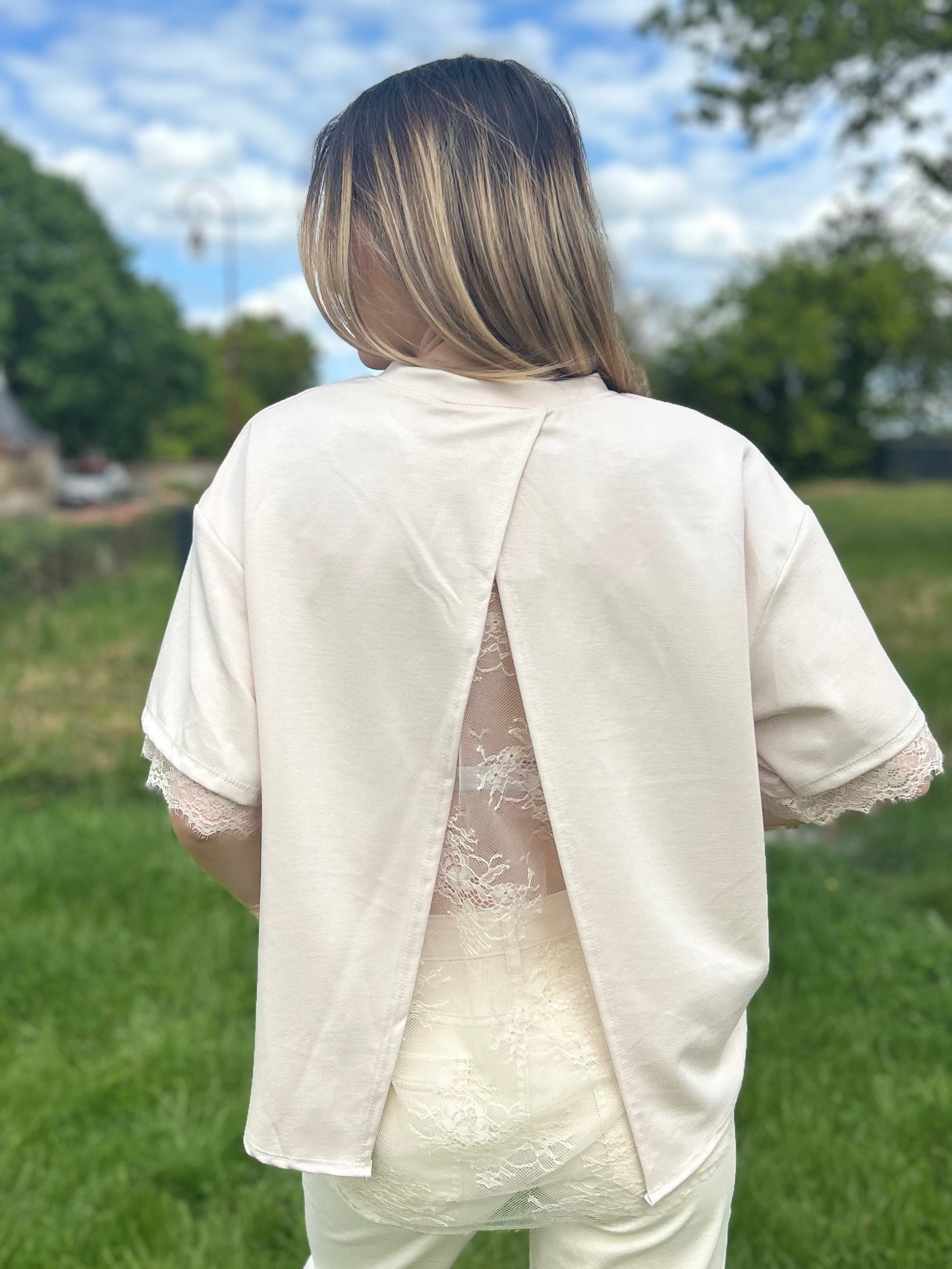 TEE-SHIRT ROSA BEIGE