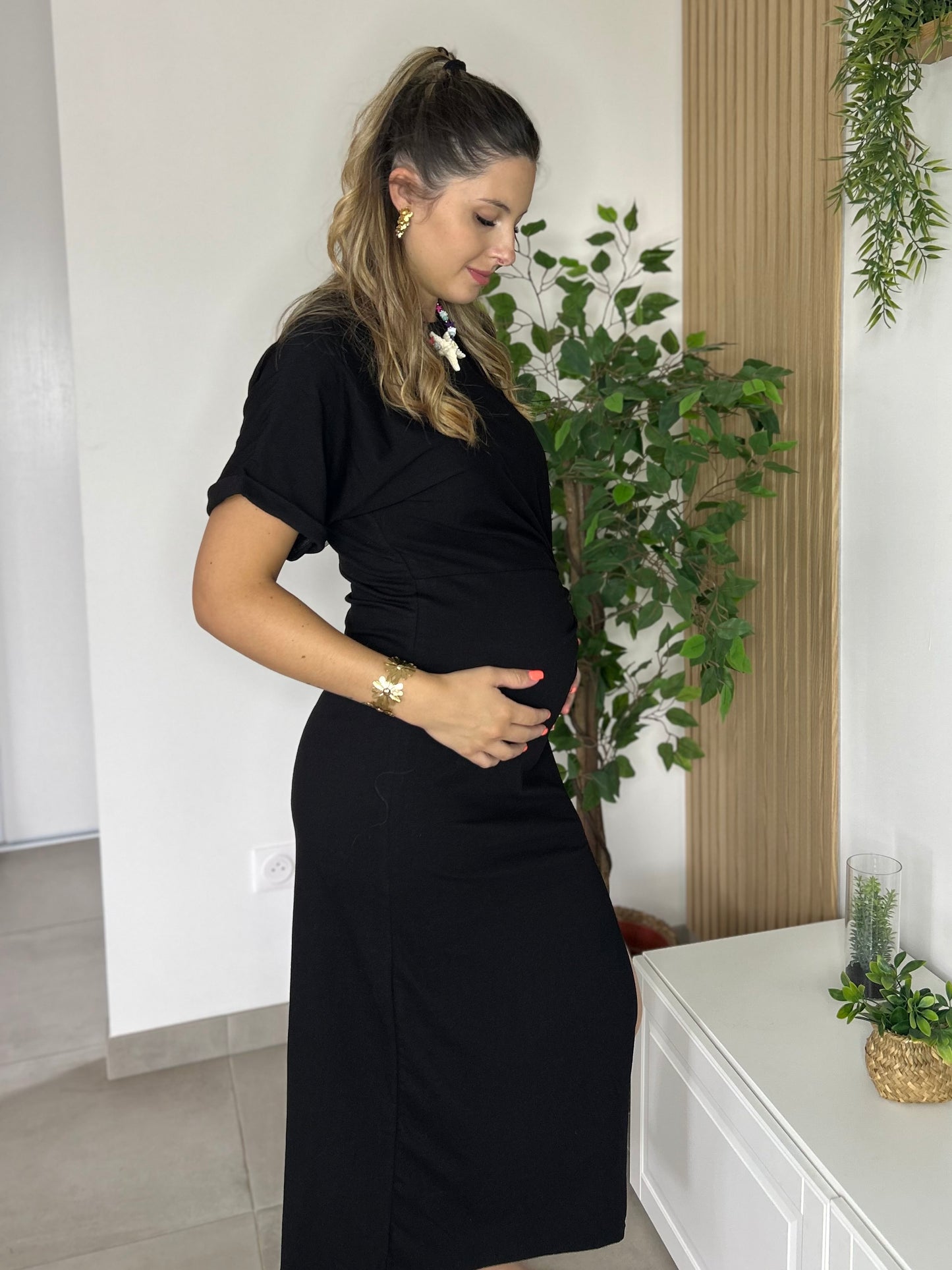 ROBE NOEUD NOIR