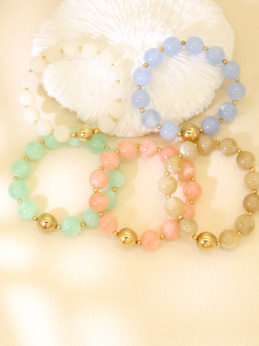 BRACELET PERLE RESINE