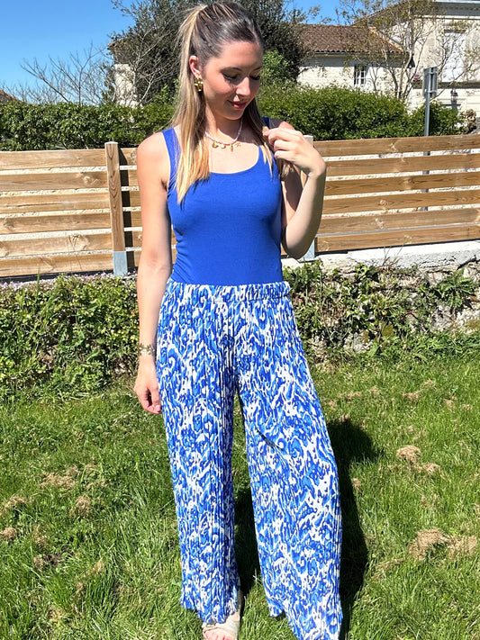 PANTALON LENA BLEU ROI