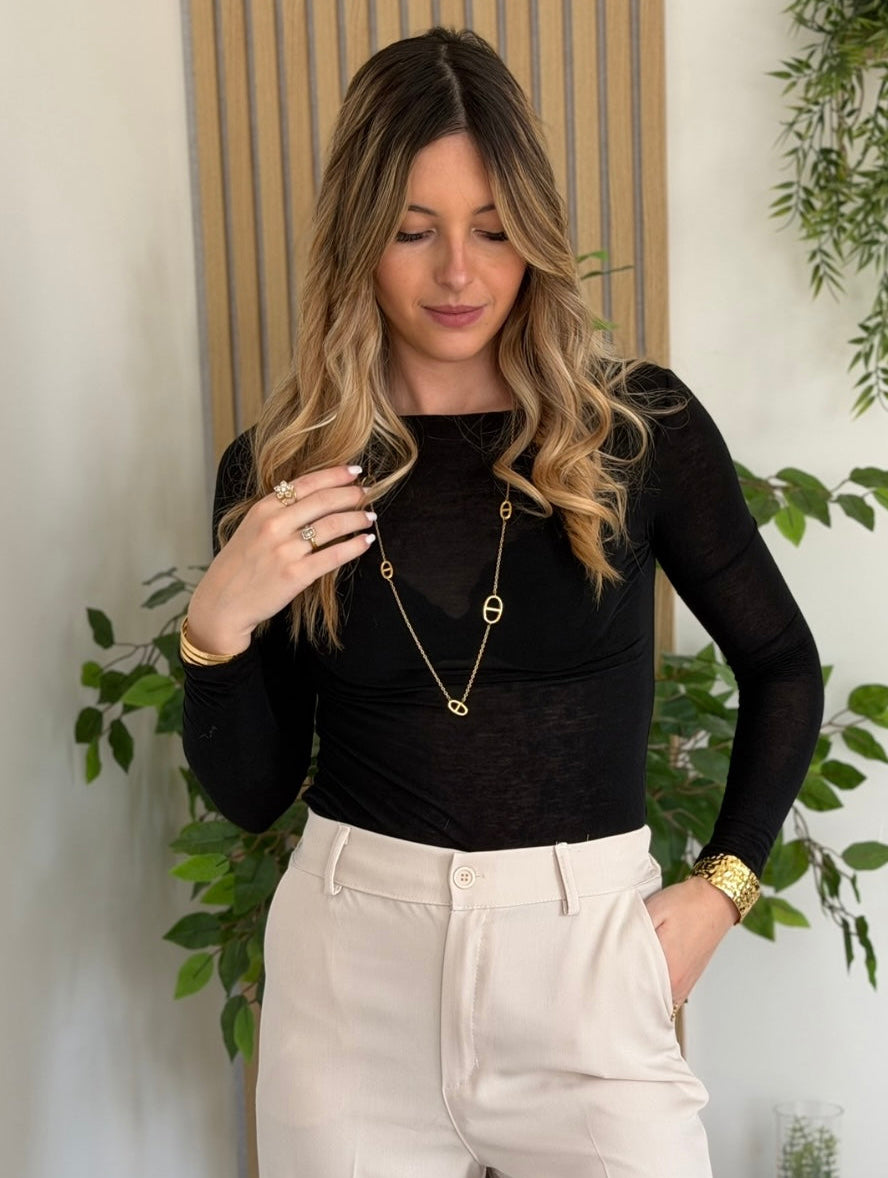 🖤 Sous-pull IRIS – Noir