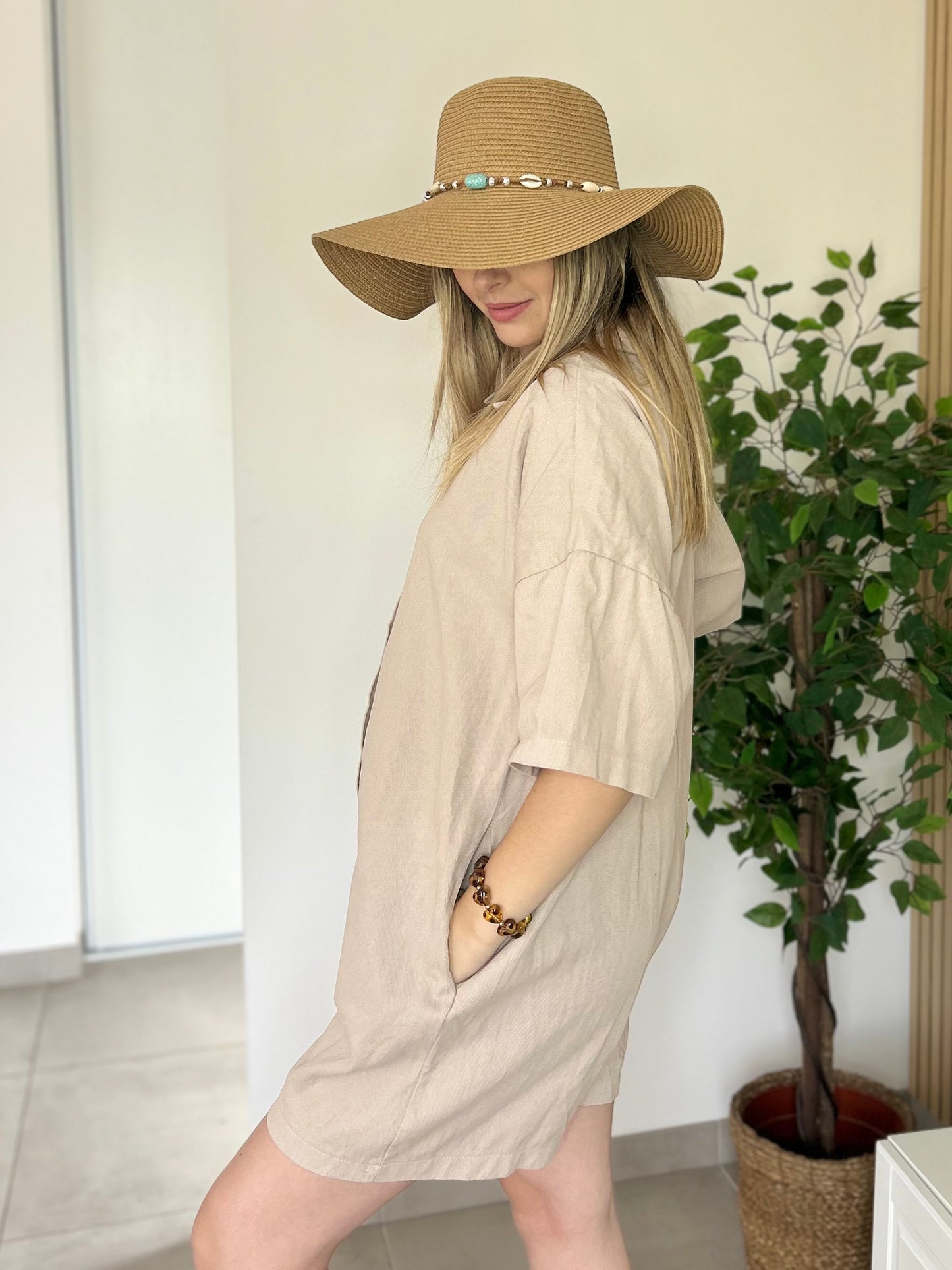 COMBISHORT JUSTINE BEIGE
