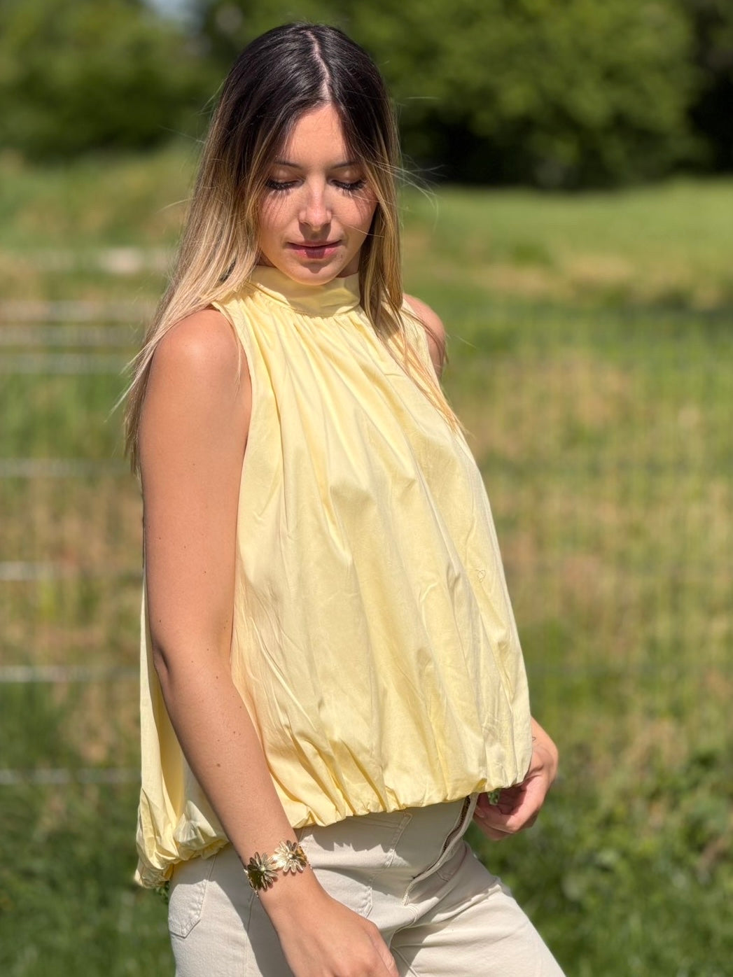 BLOUSE PAOLA JAUNE