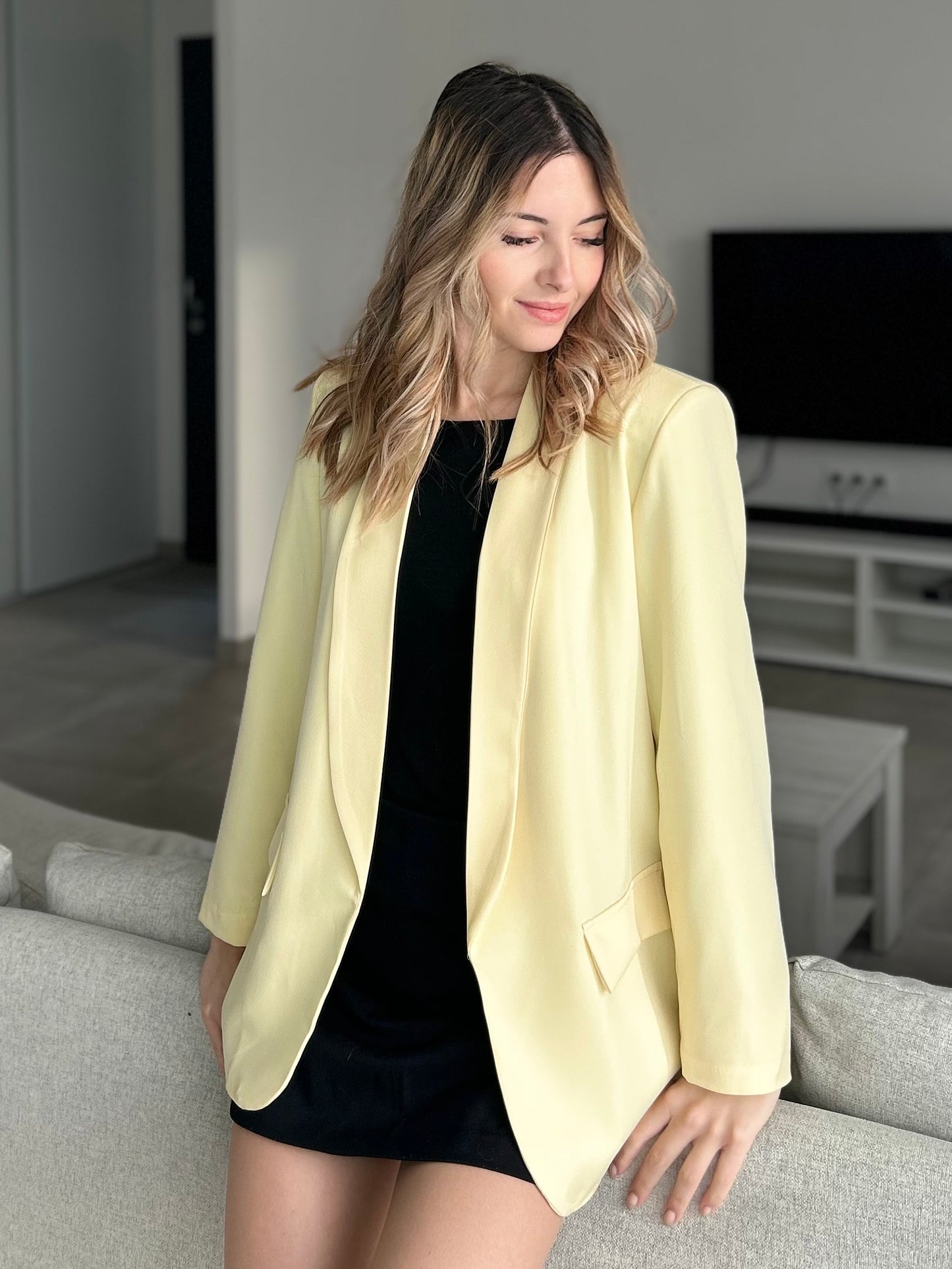 BLAZER CAMILIA JAUNE