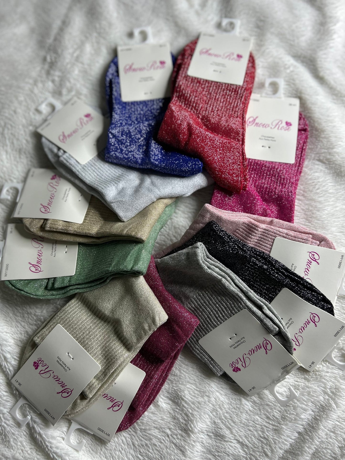 CHAUSSETTES BRILLANTES UNIES