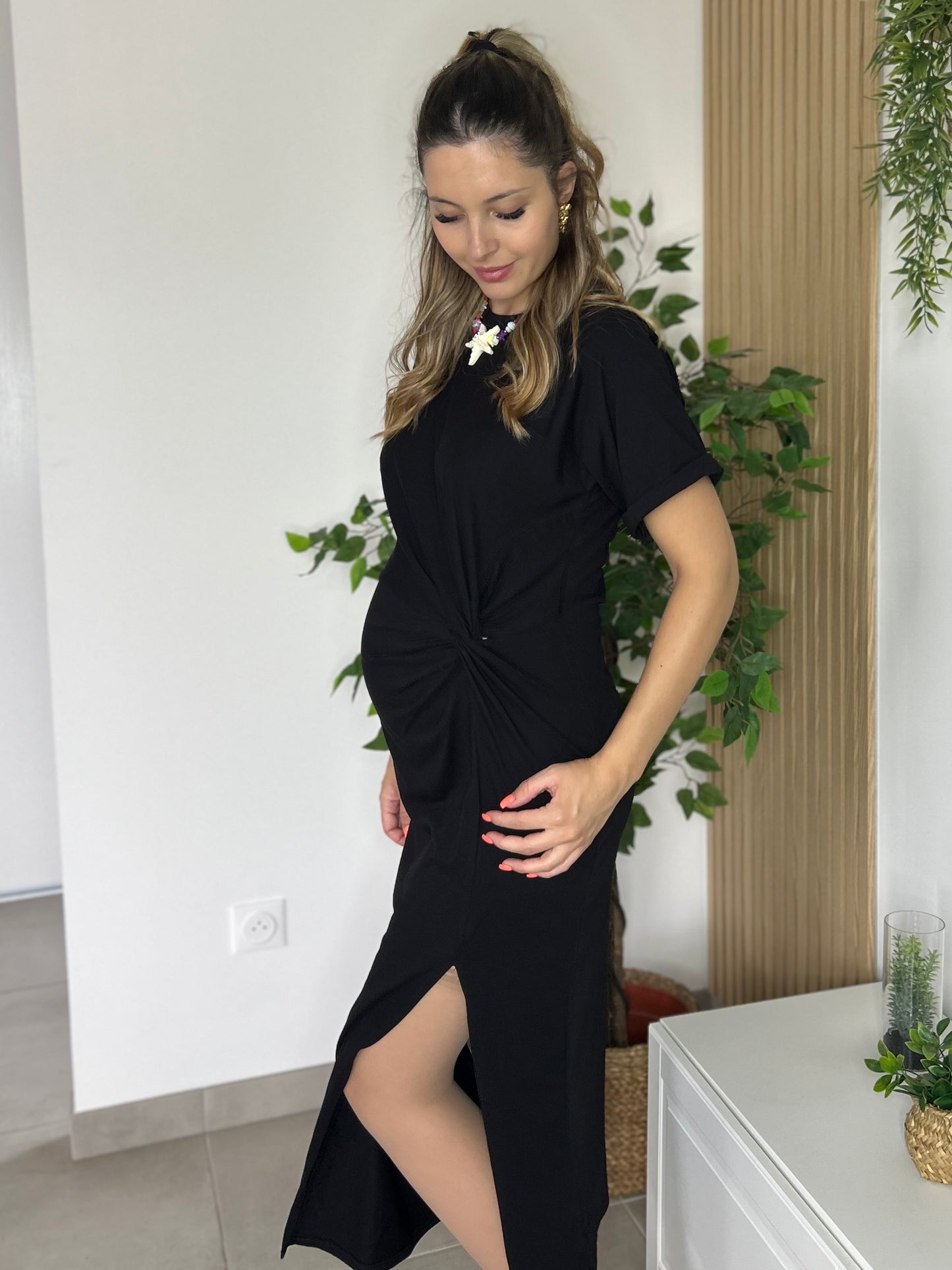 ROBE NOEUD NOIR