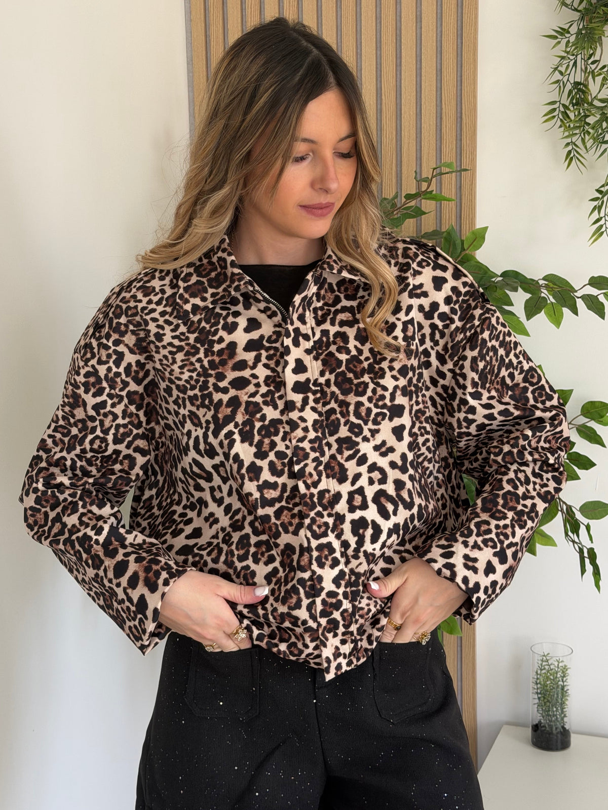 🐆 Veste ZOÉ – Léopard