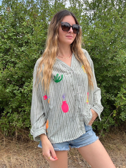 CHEMISE SUNSHINE KAKI