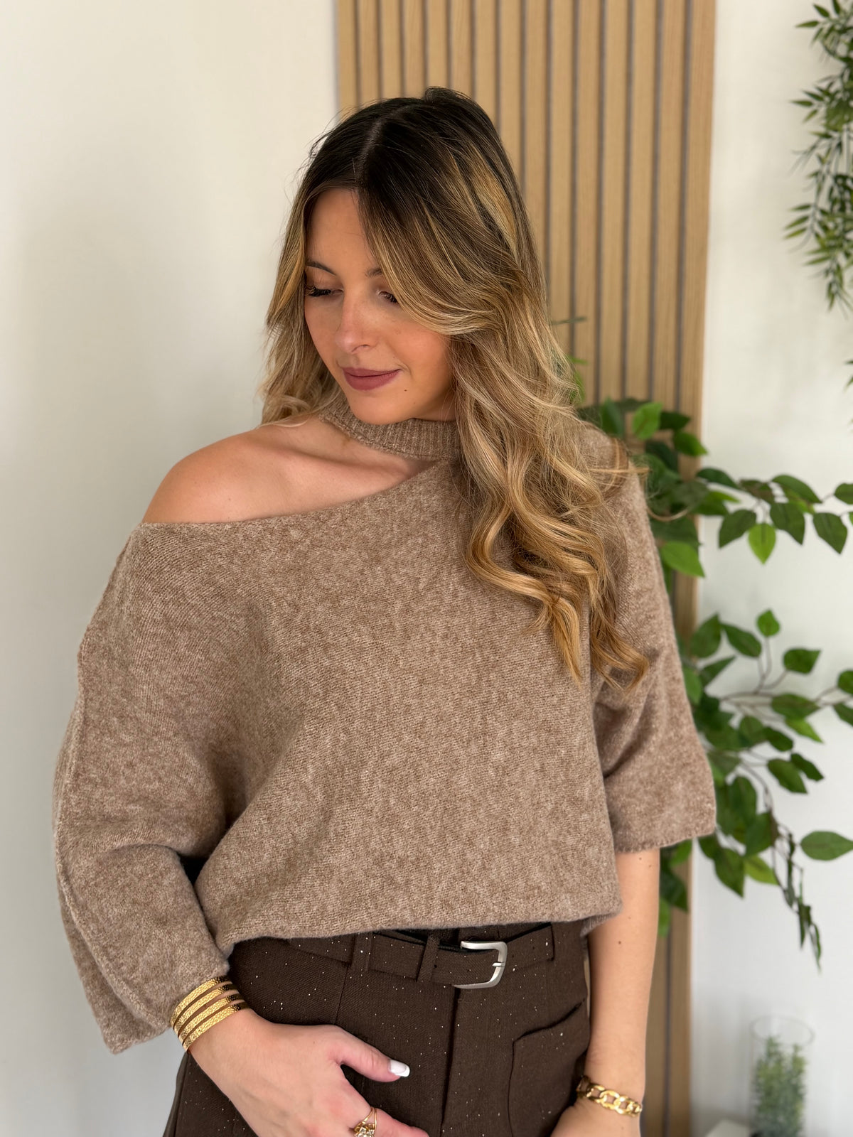🩶 Pull LANA – Taupe