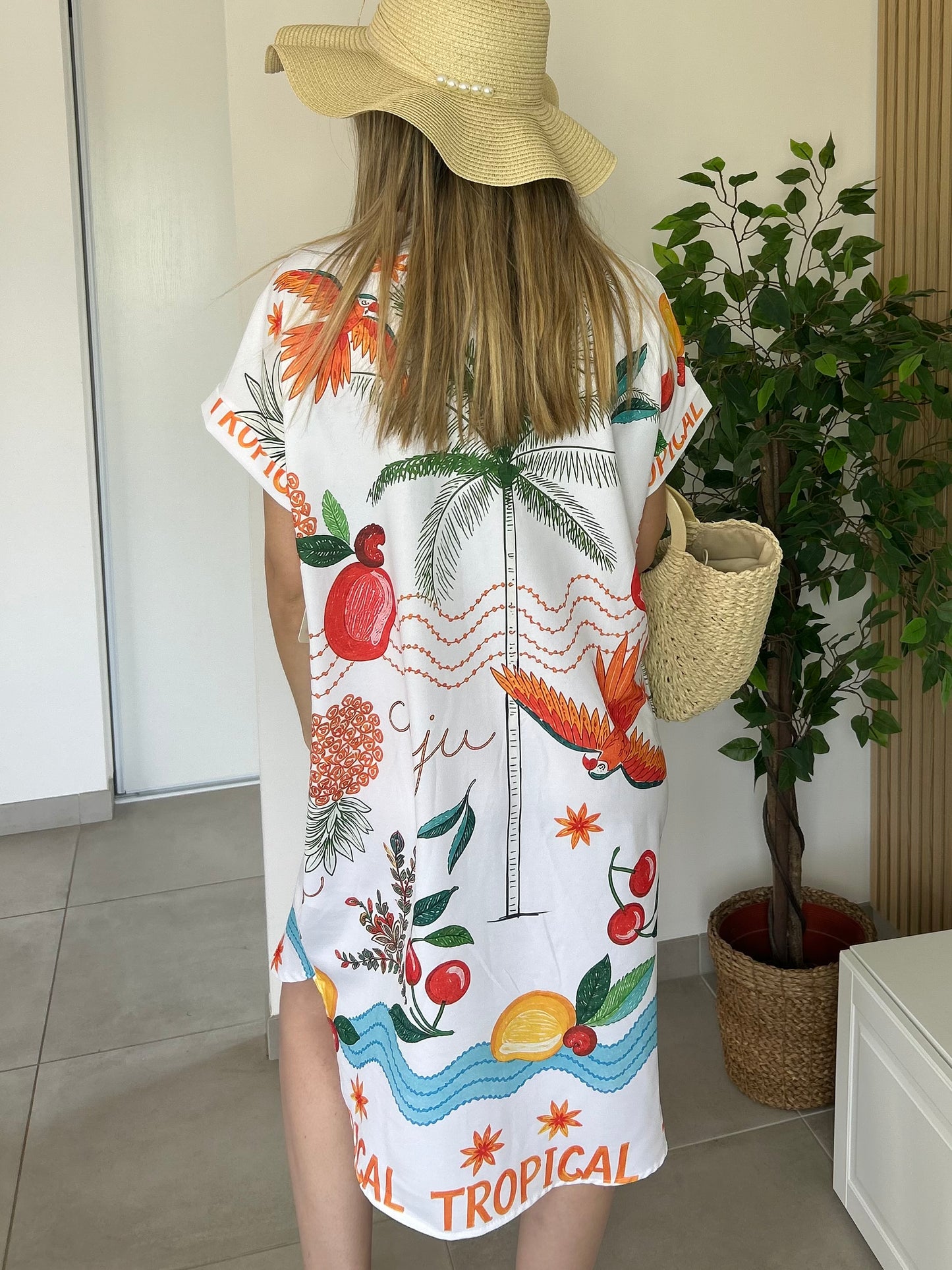 ROBE SUMMER TROPICAL
