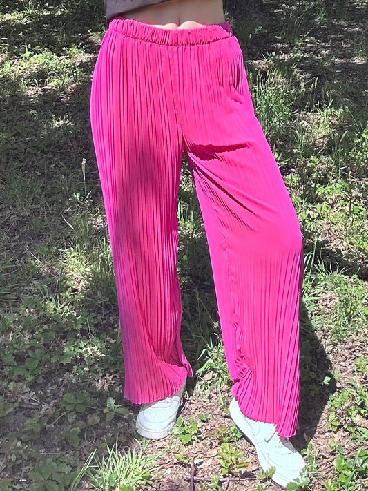 PANTALON LARA FUSHIA