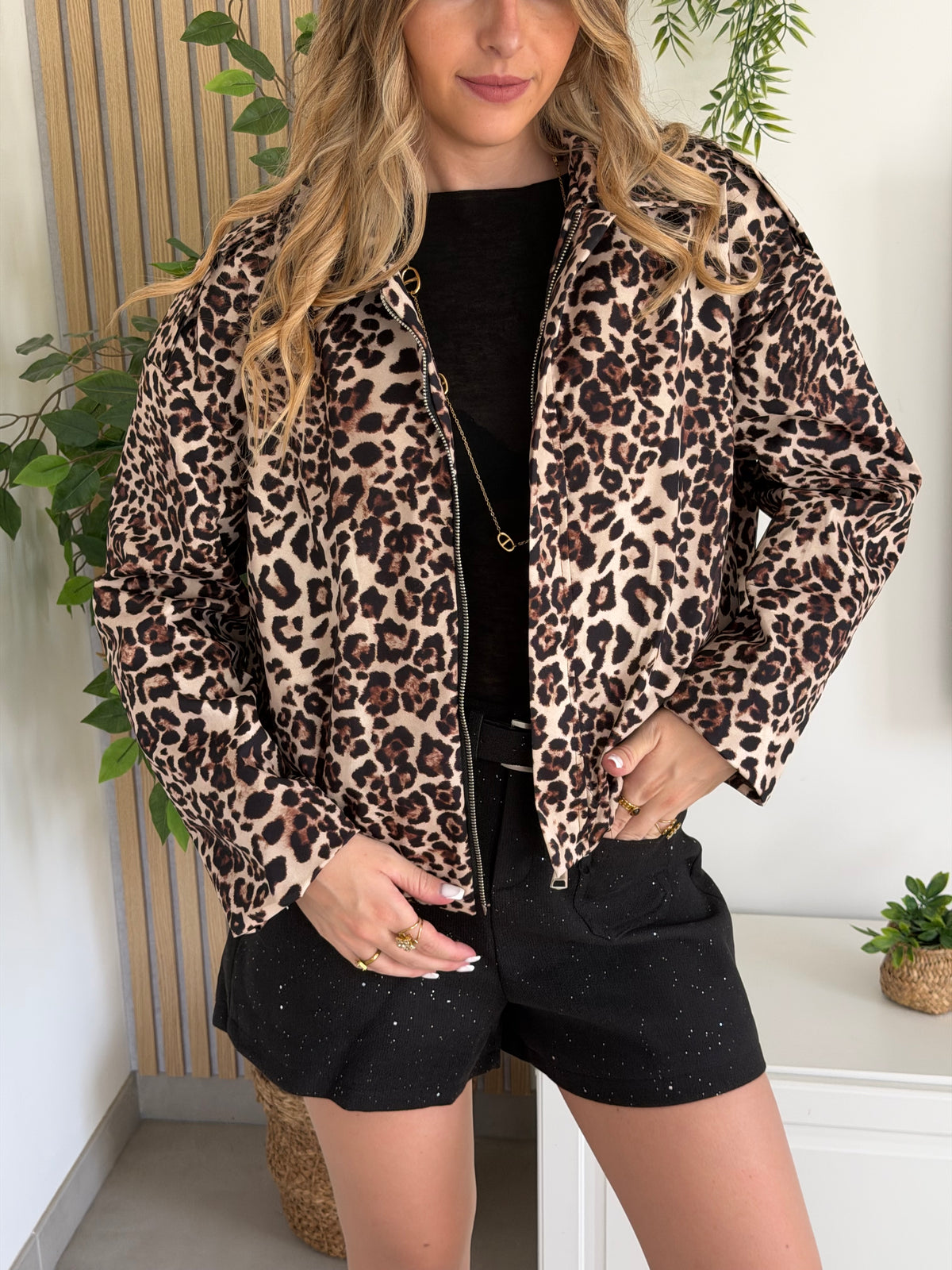 🐆 Veste ZOÉ – Léopard