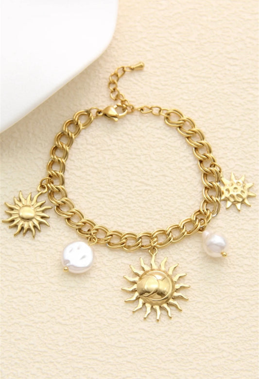BRACELET SOLEIL DORE