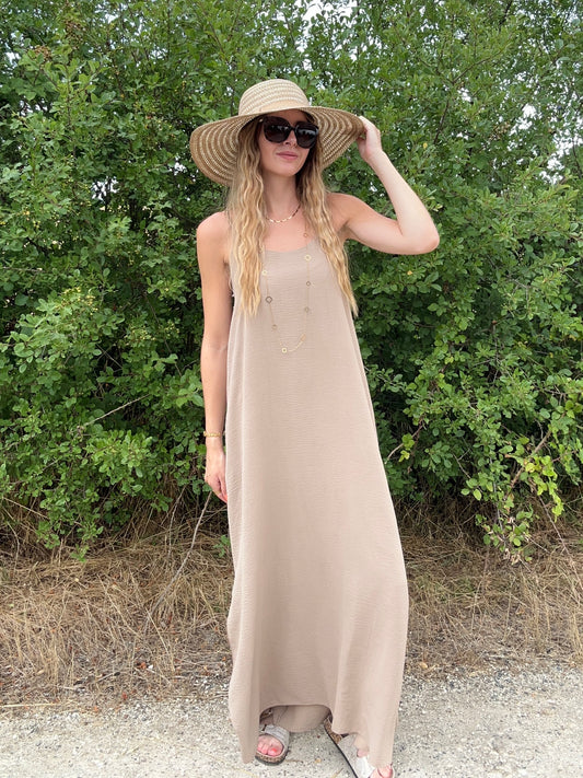 ROBE LEYA TAUPE