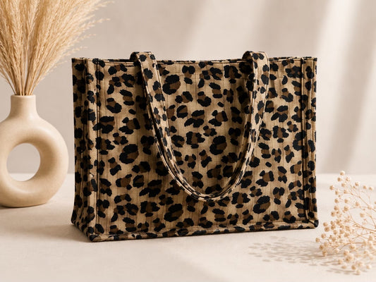 SAC MATELASSE LEOPARD