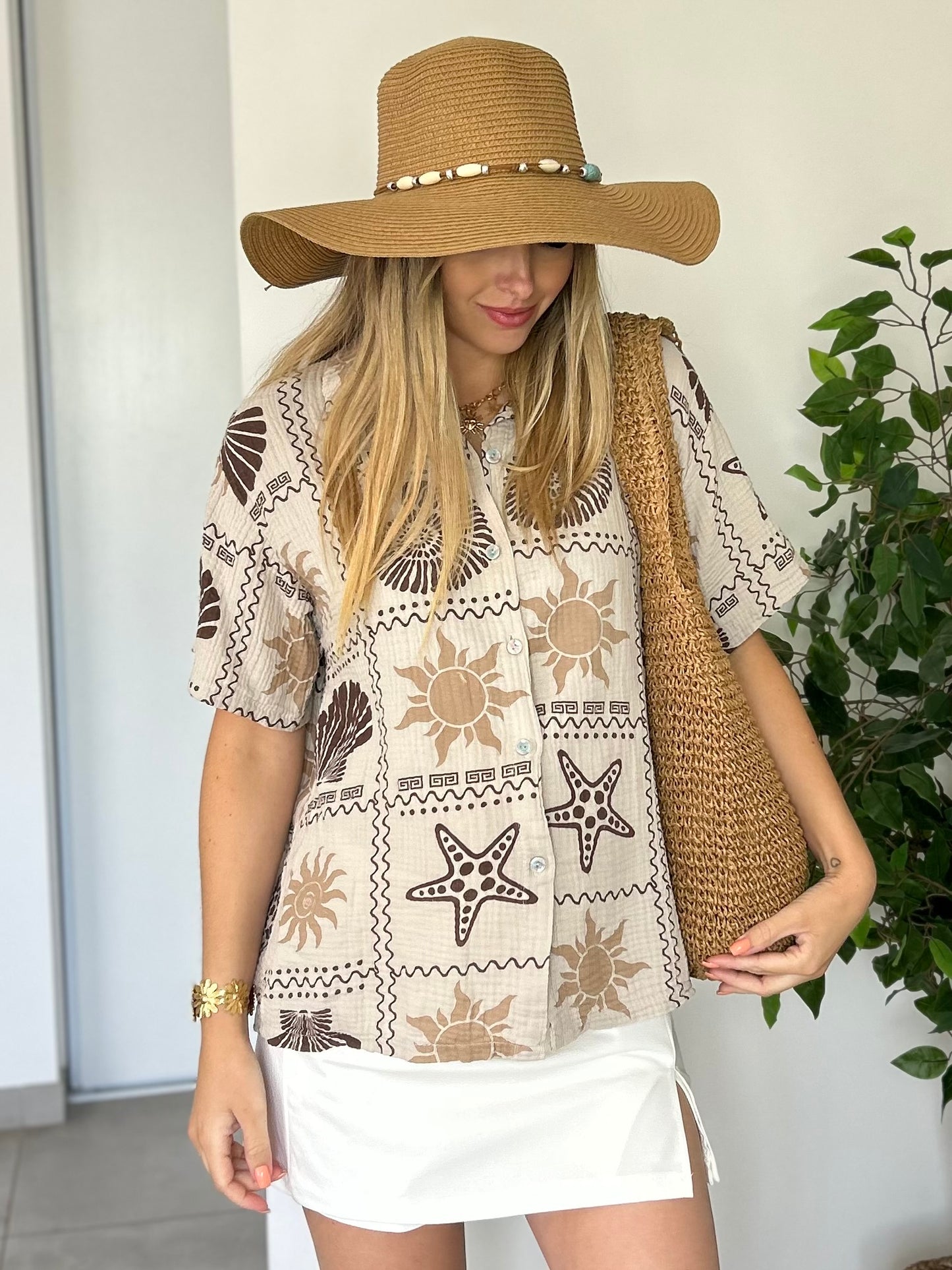CHEMISE MARYLOU BEIGE