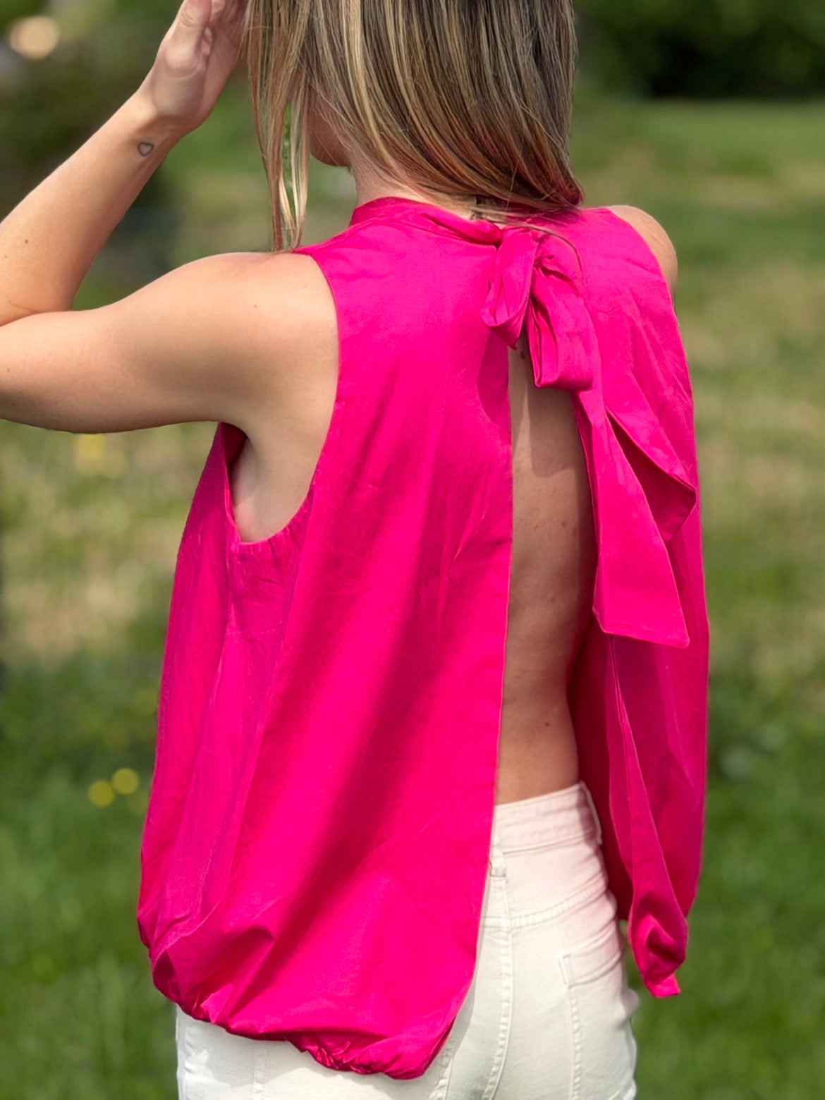 BLOUSE PAOLA FUSHIA