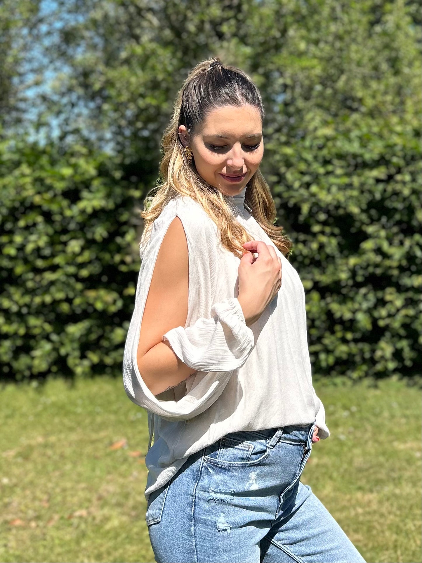 HAUT AMAYA BEIGE