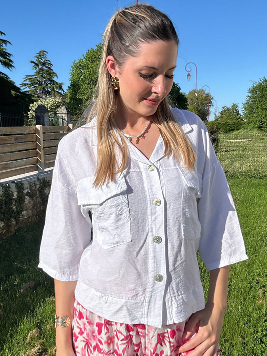 CHEMISE KIARA BLANC