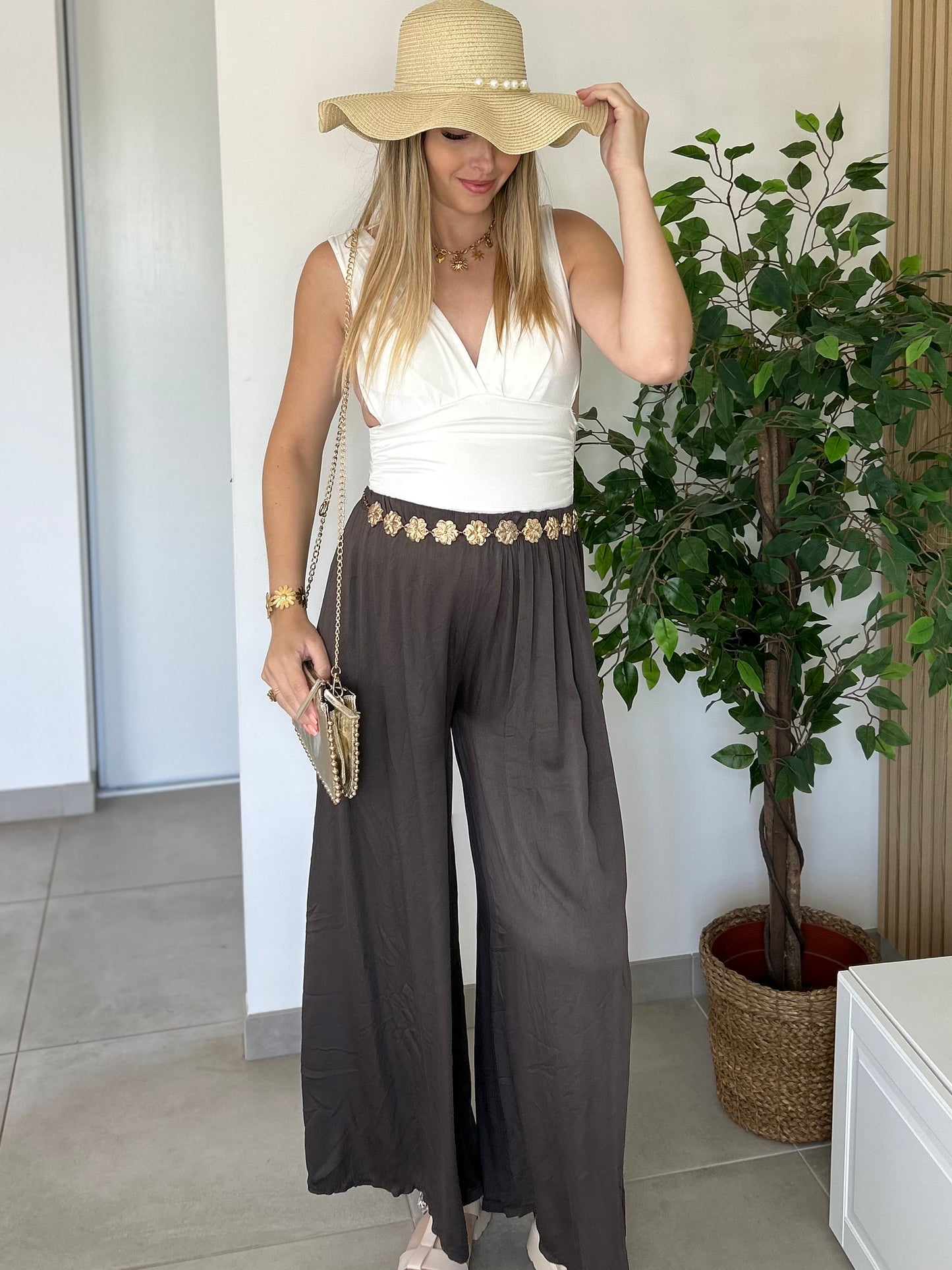 PANTALON AVA CHOCOLAT