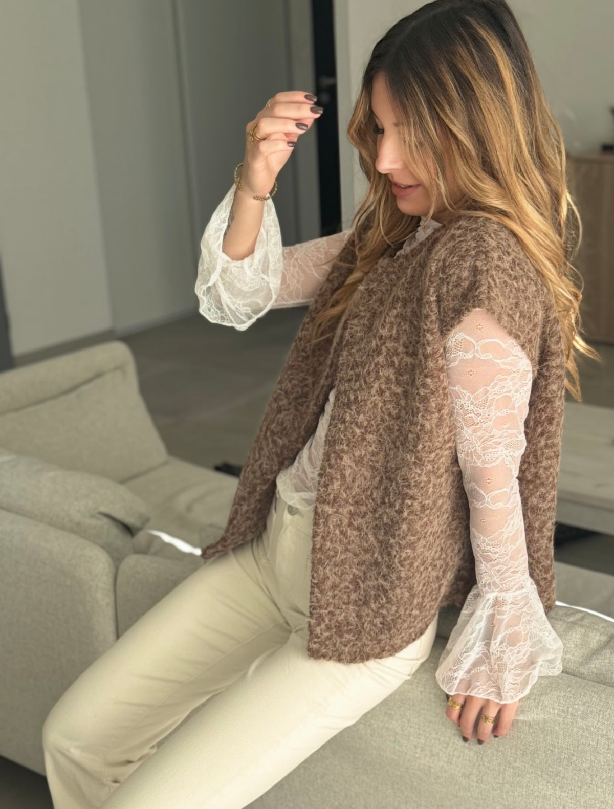 🤎 Gilet LIV – Chocolat