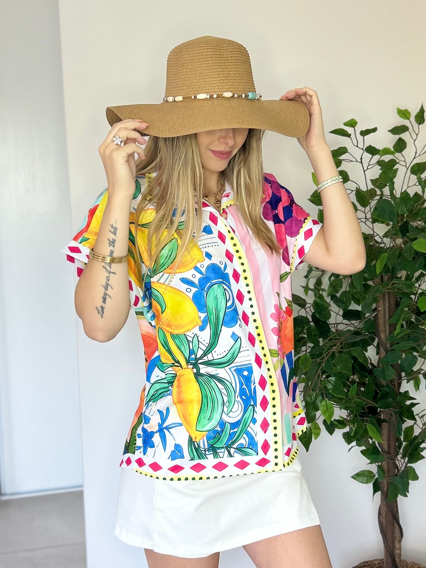 CHEMISE SUMMER CITRON